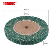 Nouvelle conception de disque de polissage non tissé cylindrique haute dureté 25 mm OEM pour le fer et l'aluminium
