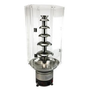 Nouveau Design Acrylique <span class=keywords><strong>Couverture</strong></span> <span class=keywords><strong>pour</strong></span> 4/5/6/7 Niveaux <span class=keywords><strong>Chocolat</strong></span> <span class=keywords><strong>Fontaine</strong></span> Machine 7 Niveaux Vent Garde <span class=keywords><strong>Couverture</strong></span> en Vente - Product Image 3