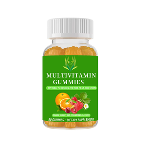 Private Label MultiVitamin Gummies Orange Cherry Strawberry Flavor Dietary <b>Supplement</b> Special Formulated for Easy Digestion - Product Image 1