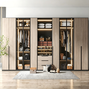 Armoires <span class=keywords><strong>pour</strong></span> <span class=keywords><strong>chambre</strong></span> à coucher, armoire à double porte fiable avec <span class=keywords><strong>étagère</strong></span>s réglables, placards de <span class=keywords><strong>chambre</strong></span> à coucher <span class=keywords><strong>pour</strong></span> le rangement des vêtements de la famille - Product Image 4