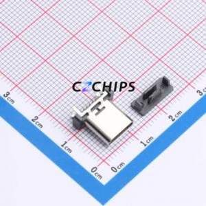 TYPE-C 16P LTH10.5-M 143 USB Connector SMD Connector Type-C Female Vertical Mount 16P - Product Image 1