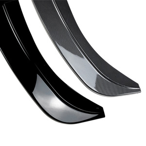 Bmw 3 Series E90 E91 Front Bumper Lip Splitter Piano Black Carbon Fiber Texture 2005 2008 - Product Image 5