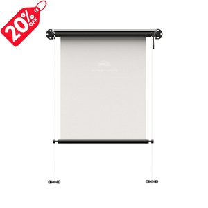 Tende da Sole Verticali a Rullo per Finestre in Stile Europeo, Tende da Esterno - Product Image 4