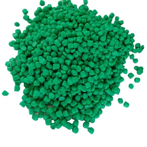 Hot selling High Quality Green PVC Recycled granules Materials Composite Plastic Particles For Extrusion Injection