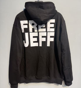 เสื้อฮู้ดดี้ผู้ชายแบรนด์ Alphabet สไตล์ลำลองหลวมๆ ผ้าฝ้ายคุณภาพสูง 100% ลายพิมพ์ตัวอักษร  ขายส่งจำนวนมาก - Product Image 3