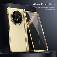 Étui de téléphone de luxe avec protection contre les chocs et givrage pour Honor Magic V5 V3, protection d'écran, protection intégrale anti-traces de doigts, accessoires mobiles