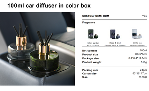 Thân Thiện Với Môi Kính Sang Trọng Xe Khuếch Tán Với Lâu Dài Hương Thơm Tươi Tự Làm Tinh Dầu Làm Mát Không Khí Cho Nhà Sử Dụng Bán Buôn - Product Image 4