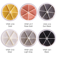 Décoration d'ongles, perles rondes multi-tailles, accessoires, cristaux, perles, strass pour ongles