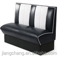 Canapé d'angle confortable et moderne en cuir synthétique pour restaurant, ensemble de banquettes avec garantie de 5 ans, certifié ISO 9001 SGS, usage commercial