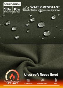 Leggings Vintage da <span class=keywords><strong>Donna</strong></span> Willit, Foderati in Pile, Resistenti all'Acqua, <span class=keywords><strong>Pantaloni</strong></span> <span class=keywords><strong>Invernali</strong></span> Termici a Vita Alta per Yoga e Corsa - Product Image 2