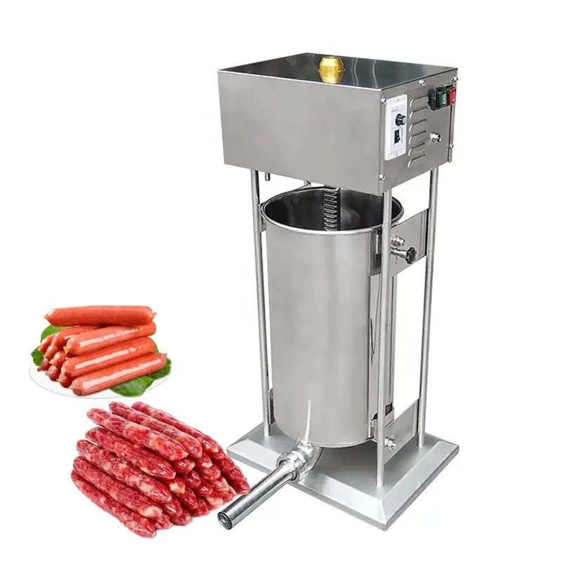 Machine de remplissage automatique commerciale de saucisse d'acier inoxydable Hot Dog électrique de ménage faisant la machine à vendre