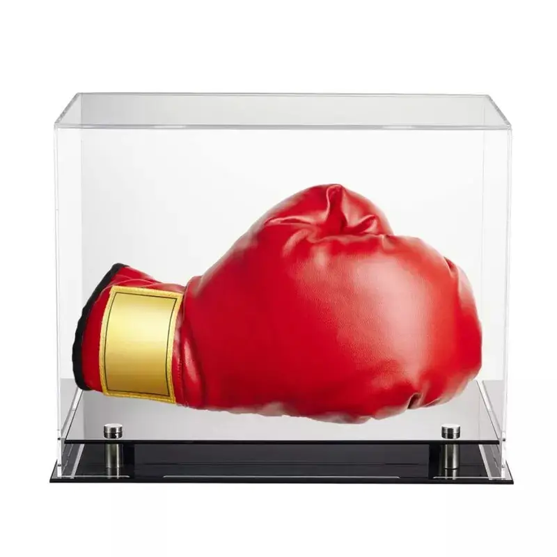 Nieuwe Release Custom Size Clear Cube Showcase Acryl Bokshandschoen Display Box Voor Bokshandschoen