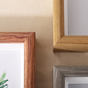 <span class=keywords><strong>2025</strong></span> bán buôn đen trắng Hạt gỗ màu A4 6 ''7'' 8 ''10'' bất kỳ kích thước hộp Bóng khung với UV in gỗ rỗng khung - Product Image 5