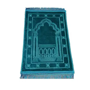 Moskee Gebed Mat Islamitische Bedevaart Matten En Tapijten 100% Polyester Moslim Aanbidding Deken