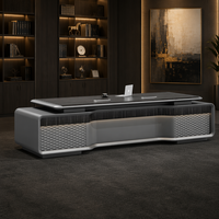 Bureau de direction classique, luxueux, moderne, spacieux, de qualité commerciale, en panneaux de particules haute densité