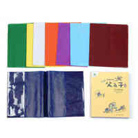 Vente chaude carnet de notes couverture en pvc transparent feuille de plastique a4 couverture de reliure en pvc