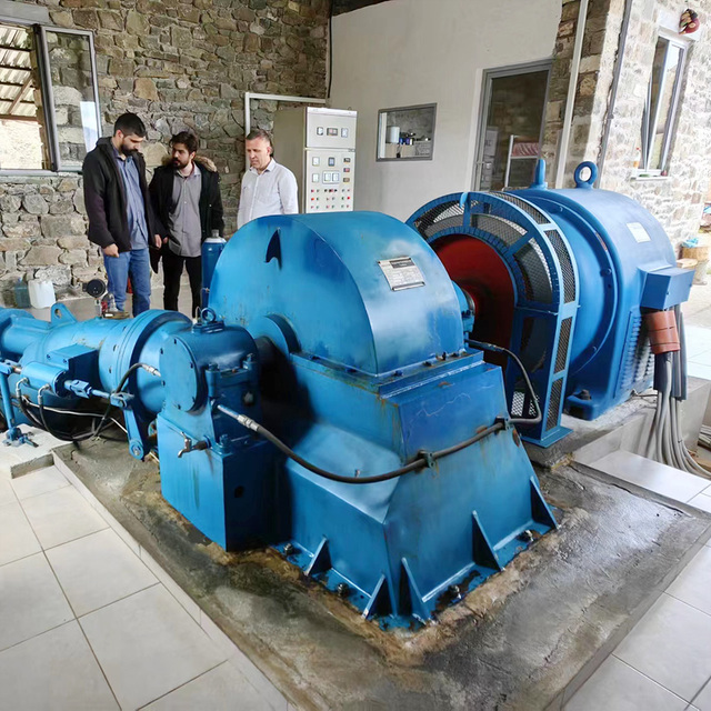 Customized Small Hydro Power Plant 500kW Francis Turbine with 240m Design Head and 5-in-1 Control Panel