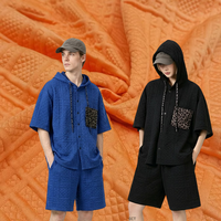 Tissu extensible jacquard tricoté texturé à motif écossais, directement de l'usine, vente en gros, articles prêts à l'emploi, plusieurs couleurs disponibles, OEM/ODM