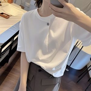 Camiseta Oversize de Algodón 100% de Alta Calidad para Dropshipping, Ajuste Holgado, Lisa, de Gramaje Pesado, con Estampado Personalizado, Estilo Cropped - Product Image 5