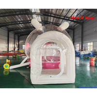 Nouveau design, directement de l'usine : Château gonflable commercial en PVC sur le thème du lapin pour enfants, maison de rebond gonflable personnalisable à vendre