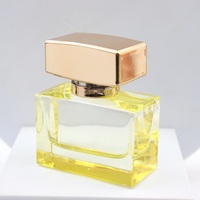 50ml Logo Imprimé Rose Rectangle Vaporisateur Parfum Bouteille En Verre Rechargeable Parfum Atomiseur Vaporisateur Bouteille