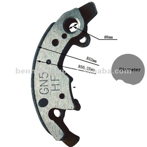 Bloc d'embrayage centrifuge pour <span class=keywords><strong>moto</strong></span> et scooter à <span class=keywords><strong>roue</strong></span> motrice arrière C100 GN5 CD100, ensemble de sabots d'embrayage - Product Image 3
