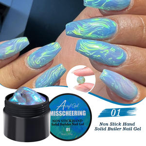 Gel de construction solide non collant pour ongles |   15 ml de peinture holographique à effet chromatique |   DIY 3D Nail Art Salon <span class=keywords><strong>Manucure</strong></span> |   Easy UV - Product Image 4