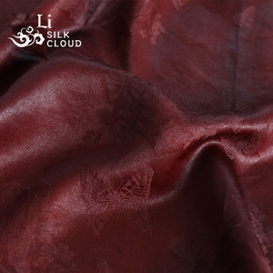 Tie-dye estampado fragante nube gasa cuello redondo Top Morera seda nuevo chino top de manga corta Mujer - Product Image 5