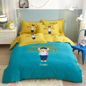 Nouveaux draps en microfibre unis multicolores de taille personnalisée ensemble de 4 pièces pour hôtel/maison - Product Image 2