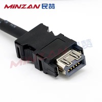 كابل طاقة MiNZAN MR-J3ENCBL MR-J3ENCBL5M-A1-A2 منخفض الطاقة لمحرك سيرفو مع مشفر لـ J3 J4 JE