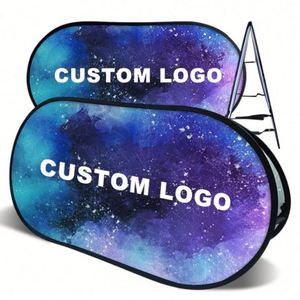 Expositor Publicitario Pop-up con Logotipo Personalizado, Estructura Portátil de Poliéster Tejido para Publicidad Exterior y Eventos Deportivos - Product Image 5