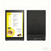 Pantalla de menú digital compacta de 10 pulgadas para mesas de restaurante-Interactivo que ahorra espacio