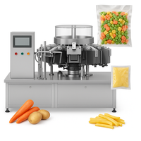 Doypack Nuts Premade Pouch Équipement d'emballage Sac automatique donné Snack Sous vide Azote Rotatif Machine d'emballage pour châtaigne