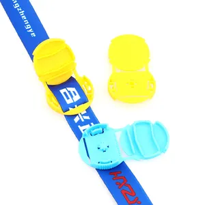 Pulseras de vinilo de Pvc impermeables de alta calidad, diseño de logotipo personalizado para eventos, pulseras de un solo uso, cierre a presión Tyvek para identificación de pacientes