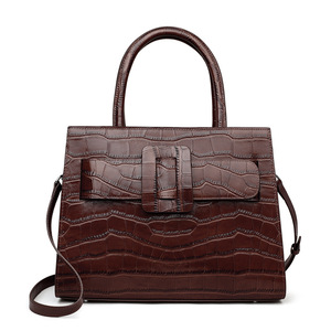 High Quality Pattern Women's <b>Bags</b> 2025 New Fashion Genuine Leather Handbags Cowhide Ladies Shoulder Handbags - Product Image 2