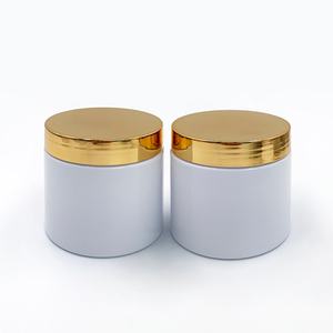 Pot en plastique de 100 ml, 150 ml, 250 ml, 6 oz avec couvercle doré, vide, 4 oz, 8 oz, emballage pour crème cosmétique, crème pour le visage, beurre corporel - Product Image 6