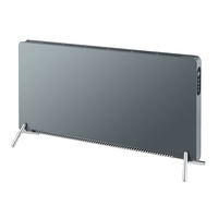 Radiateur Convecteur Métallique 1800W à Faible Consommation Énergétique avec Protection Contre la Surchauffe, Thermostat Réglable, Design Portable Autonome