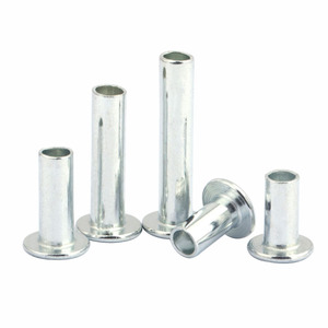 M3 M4 <span class=keywords><strong>M5</strong></span> M6 thép mạ kẽm DIN 7338 B Đầu phẳng nửa rỗng semitubular đinh tán - Product Image 5