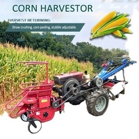 SURRI traktor Mini mesin pertanian kecil untuk pemanen jagung kolektor tanaman efisien