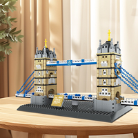 Wange 4219 Tower Bridge London, Maqueta Arquitectónica de Bloques de Plástico para Armar, Juguete de Construcción, Venta al Por Mayor