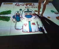 Defi bambini gioco di proiezione di mappatura