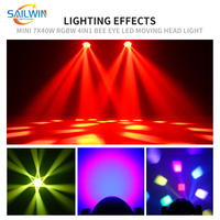 SAILWIN POLAND STOCK K10 Pixel Control Bee Eye Moving Head Light DJ ZOOM LED Moving Head Big Eye Effect Lighting for Event Party