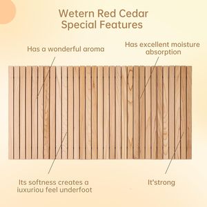 Tappetino <span class=keywords><strong>per</strong></span> <span class=keywords><strong>doccia</strong></span> in legno <span class=keywords><strong>per</strong></span> uso interno ed esterno, tappetino <span class=keywords><strong>antiscivolo</strong></span> <span class=keywords><strong>per</strong></span> vasca da bagno in legno, tappetini da bagno in legno <span class=keywords><strong>per</strong></span> bagno vasca idromassaggio piscina - Product Image 6