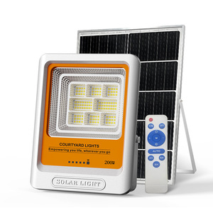 Lámpara Solar LED de 400W para Exteriores, Reflector Impermeable, Iluminación de Patio con Energía Solar - Product Image 2