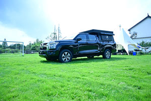 Tente de toit de voiture électrique à coque dure avec panneaux en fibre de carbone Utilisation quatre saisons Ouverture automatique rapide Télécommande étanche - Product Image 2