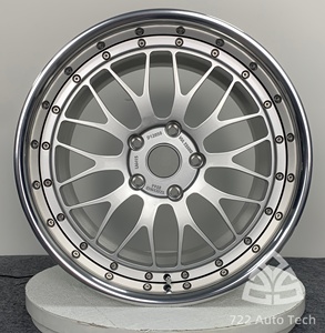 ล้อฟอร์จ 722auto สีเงิน ลาย H Spoke แบบ <span class=keywords><strong>2</strong></span> ชิ้น ขนาด 17-22 นิ้ว 5x120 ขอบลึกเว้า สำหรับ BMW ซีรีส์ 3 5 7 X3 X5 <span class=keywords><strong>M</strong></span> Performance - Product Image 2