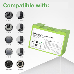 หุ่นยน<span class=keywords><strong>ต</strong></span>์ดูดฝุ่น14.4V 10.8V <span class=keywords><strong>แบ</strong></span><span class=keywords><strong>ต</strong></span>เตอรี่ลิเธียมสำหรับ iRobot Roomba E5 E6 I3 J7 J5 J6 J9 S9 500 600 700 800 900<span class=keywords><strong>แบ</strong></span><span class=keywords><strong>ต</strong></span>เตอรี่ M6 - Product Image 2