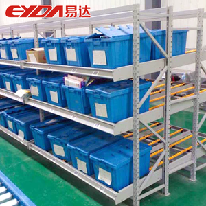 Nhựa thép Con lăn Pallet dòng chảy kệ cho hiệu quả lưu trữ hàng hóa thiết bị lưu trữ eyda nhiệm vụ trung bình trọng lực dòng chảy Hệ thống giá - Product Image 4