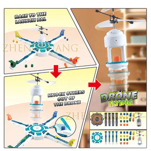 Gioco <span class=keywords><strong>di</strong></span> Battaglia per Bambini Zhengguang Toys, Drone Volante Elettrico a Induzione, Gioco da Tavolo Interattivo, Aereo <span class=keywords><strong>di</strong></span> Lancio in Plastica con Funzione Seguimi - Product Image 2