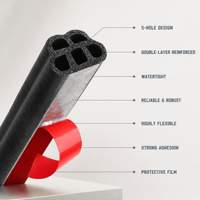 Joint d'étanchéité flexible en caoutchouc EPDM pour interstice de cadre de porte et fenêtre, isolation de bâtiment, fourniture OEM